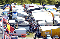 The Paddock Walkabout is a favourite for fans